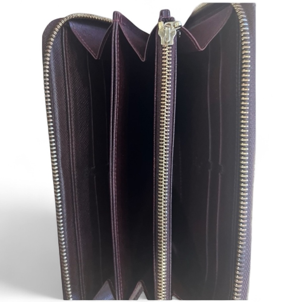 Louis Vuitton Monogram Idylle Mini Lin Zippy Long Wallet in Sepia - Picture 7 of 11